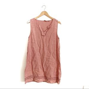 Sigrid Olsen Pink Sleeveless Dress